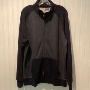 J Crew Vintage Zip Up Fleece 100% Cotton Size XL